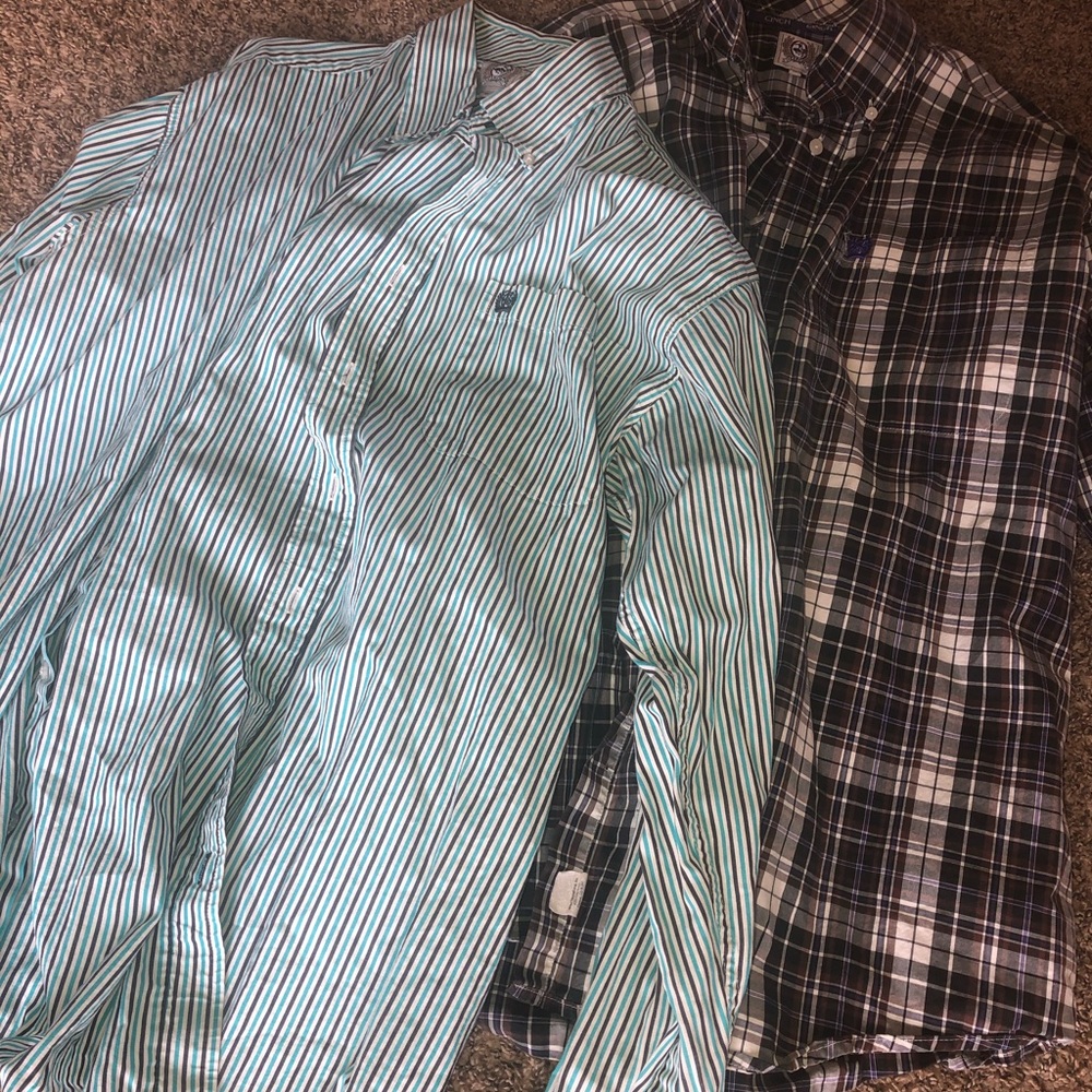 2 Men’s Cinch Shirts